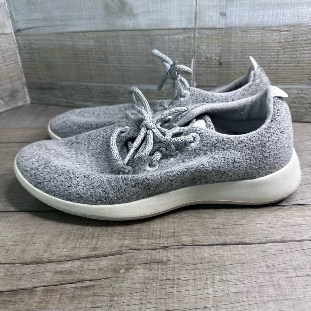 allbirds gray wool sneakers size women's 9